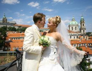 Символическая свадьба в Праге